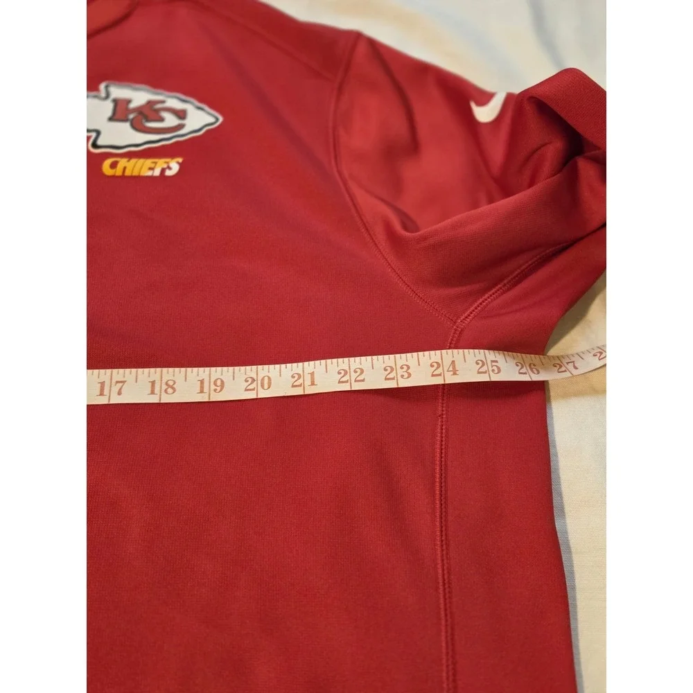 Nike Kansas City Chiefs Therma-FIT Sweatshirt Mens XXL NFL On Field Red Crew